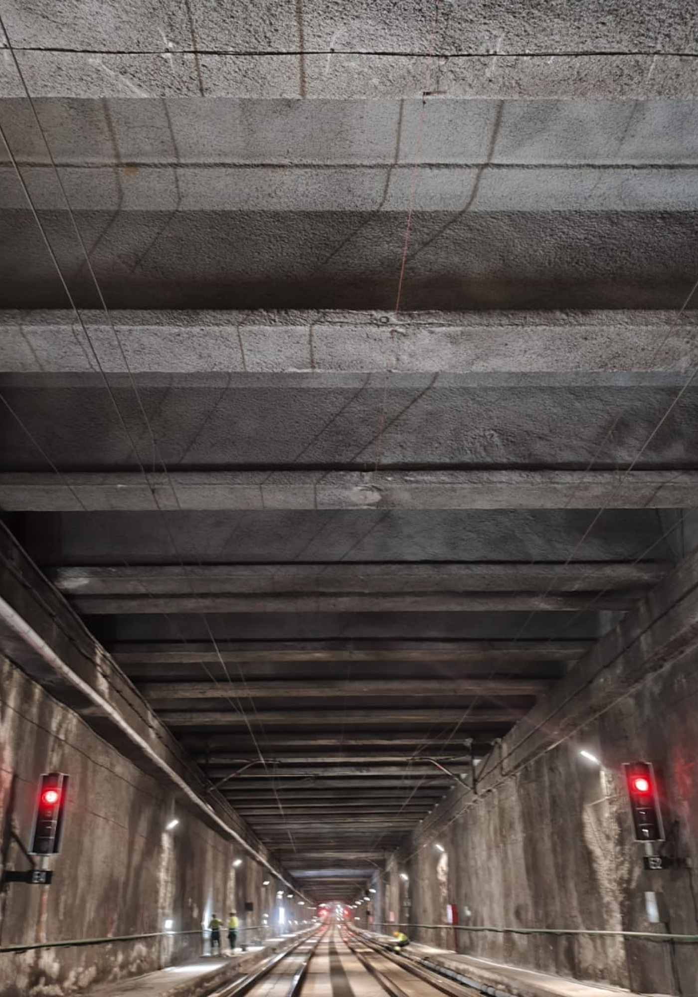 Reparación del túnel nº 10 de la Línea de Alta Velocidad