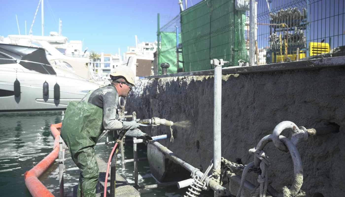 Reparación estructural de los pantalanes 1 y 2 del Puerto José Banús