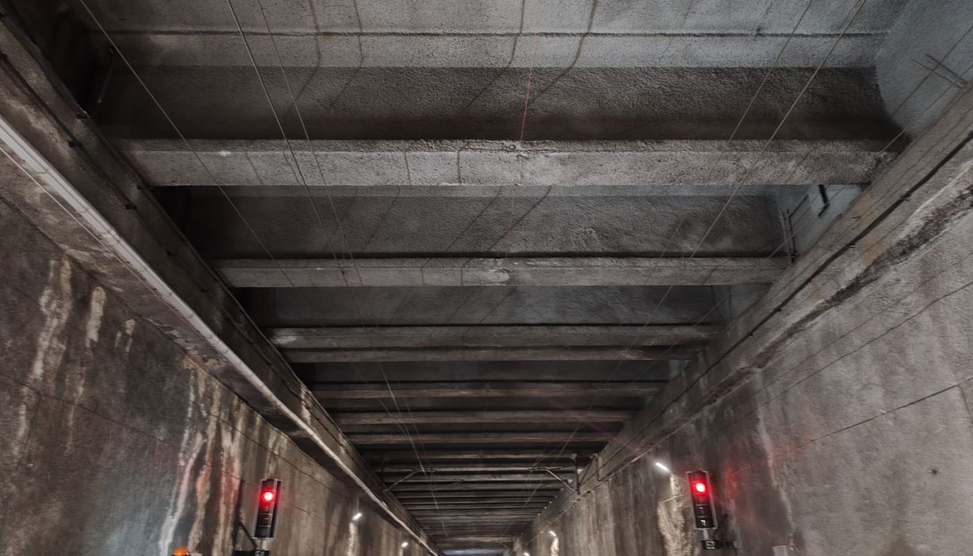 Reparación del túnel nº 10 de la Línea de Alta Velocidad