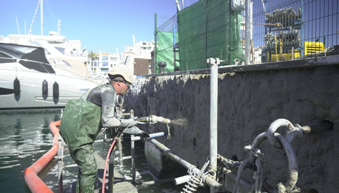 Reparación estructural de los pantalanes 1 y 2 del Puerto José Banús